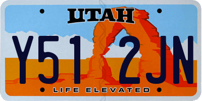 UT license plate Y512JN