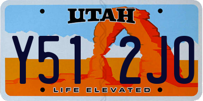 UT license plate Y512JO