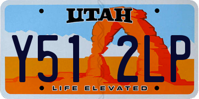 UT license plate Y512LP