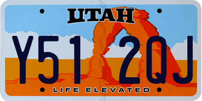 UT license plate Y512QJ