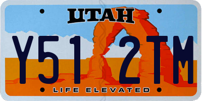 UT license plate Y512TM