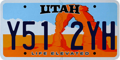 UT license plate Y512YH