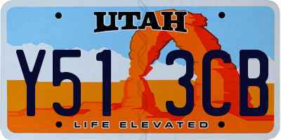 UT license plate Y513CB