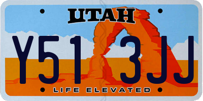 UT license plate Y513JJ