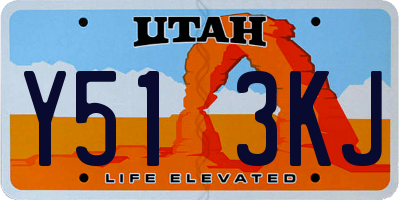 UT license plate Y513KJ