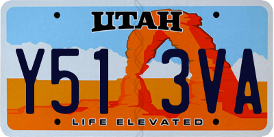 UT license plate Y513VA