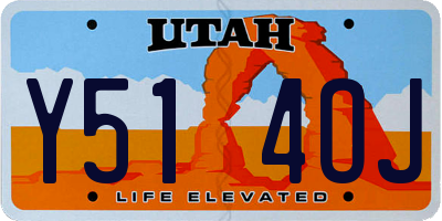 UT license plate Y514OJ