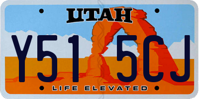 UT license plate Y515CJ