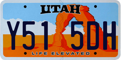 UT license plate Y515DH
