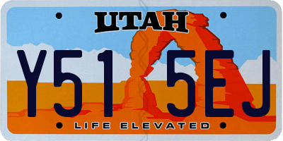 UT license plate Y515EJ