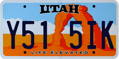 UT license plate Y515IK