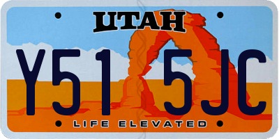 UT license plate Y515JC