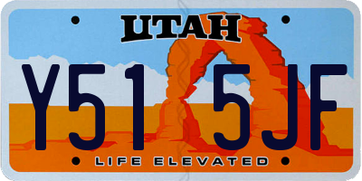 UT license plate Y515JF