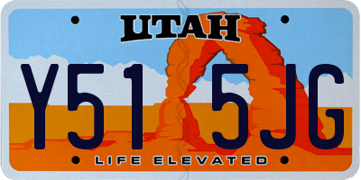 UT license plate Y515JG