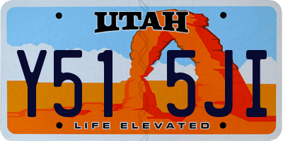 UT license plate Y515JI