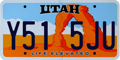 UT license plate Y515JU