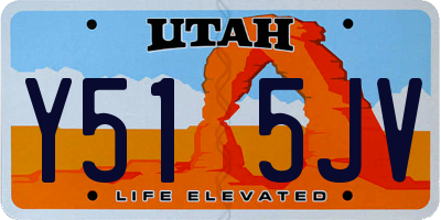 UT license plate Y515JV