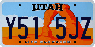 UT license plate Y515JZ