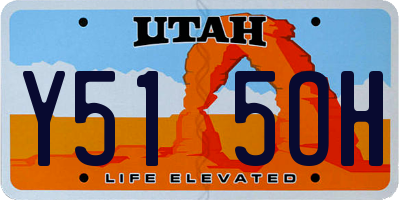 UT license plate Y515OH