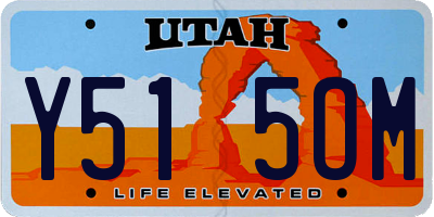 UT license plate Y515OM