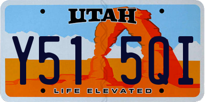 UT license plate Y515QI