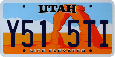 UT license plate Y515TI