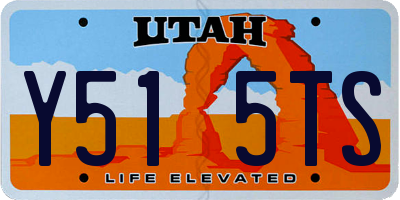UT license plate Y515TS