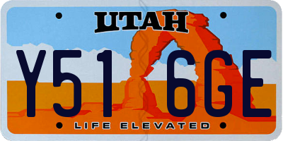 UT license plate Y516GE