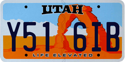 UT license plate Y516IB