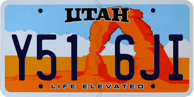 UT license plate Y516JI