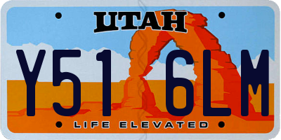 UT license plate Y516LM