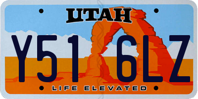 UT license plate Y516LZ