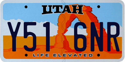 UT license plate Y516NR