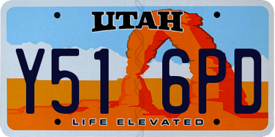 UT license plate Y516PD