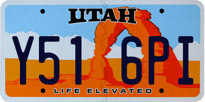 UT license plate Y516PI