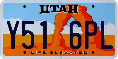 UT license plate Y516PL