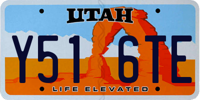UT license plate Y516TE