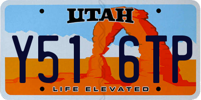 UT license plate Y516TP