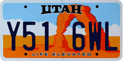 UT license plate Y516WL