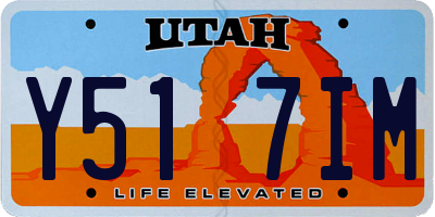 UT license plate Y517IM