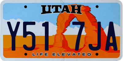 UT license plate Y517JA