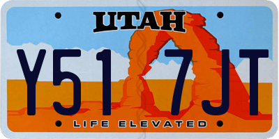UT license plate Y517JT