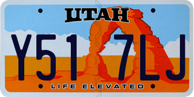 UT license plate Y517LJ