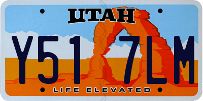 UT license plate Y517LM