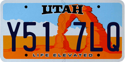 UT license plate Y517LQ