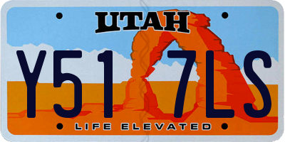 UT license plate Y517LS