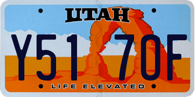 UT license plate Y517OF