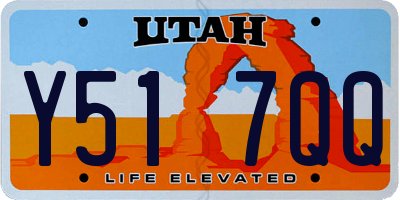 UT license plate Y517QQ
