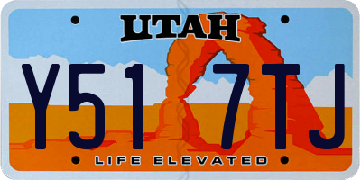 UT license plate Y517TJ