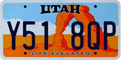 UT license plate Y518QP
